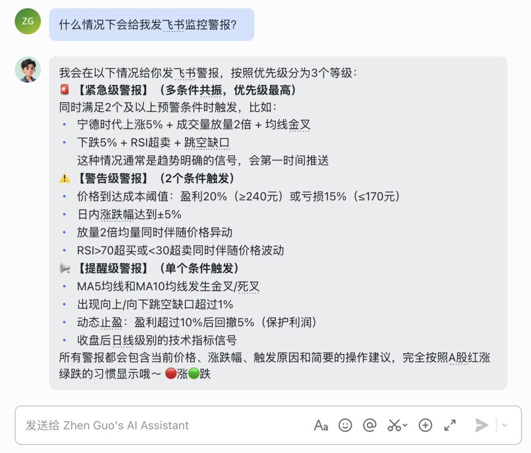 实操教程：把OpenClaw接入飞书，做了一个7x24小时A股盯盘助手