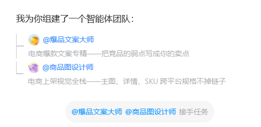 电商设计 AI 团队为机械键盘商品创建 listing 工作流